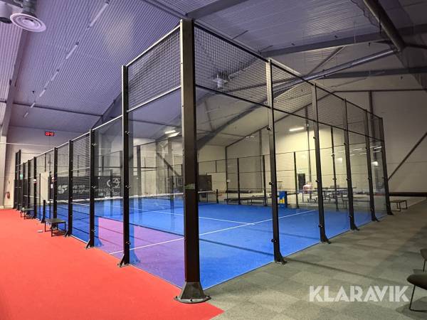 Padelbana Unisport dubbel 20x10m