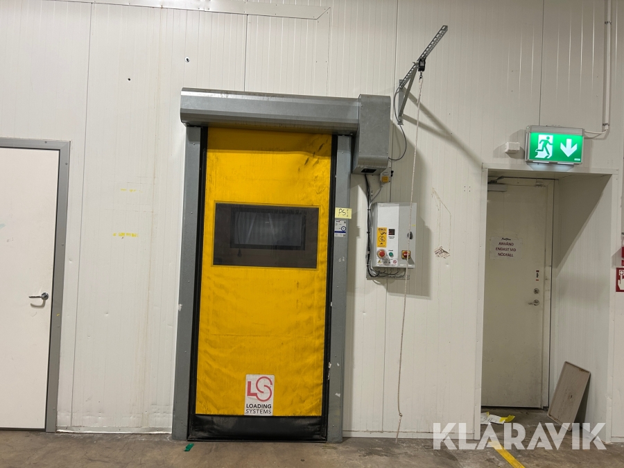 Snabbrullport Loadingsystem med luftridå