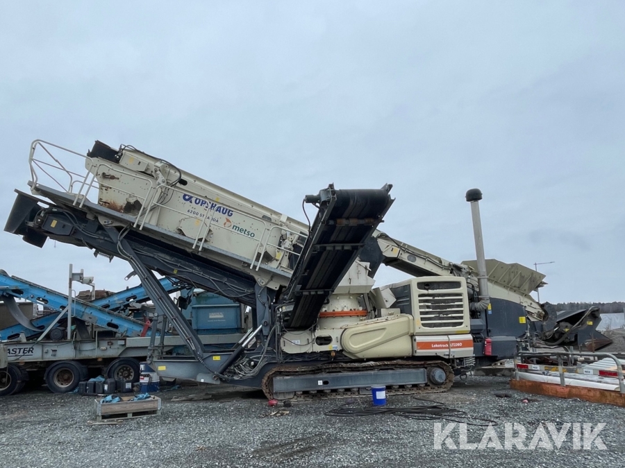 Krossverk Metso Lokotrack LT 220D med ny konkross