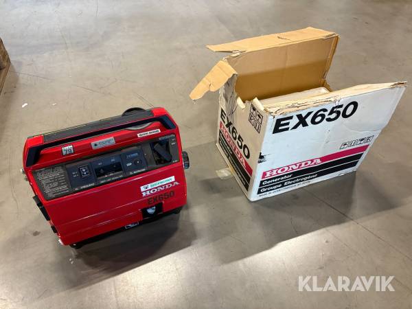 Elverk Generator Honda EX 650