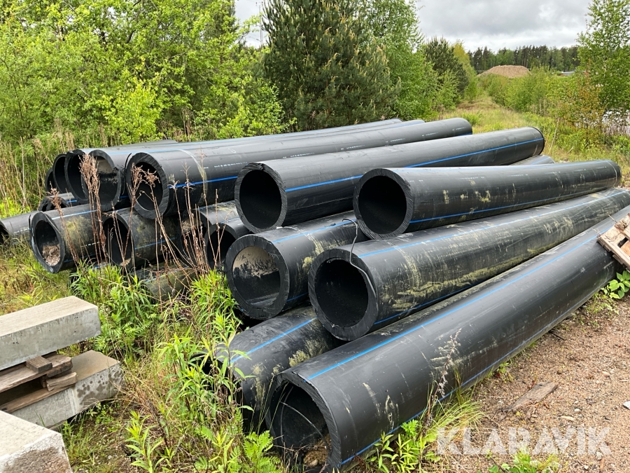 Tryckrör PE, 500 mm, ca 20 st