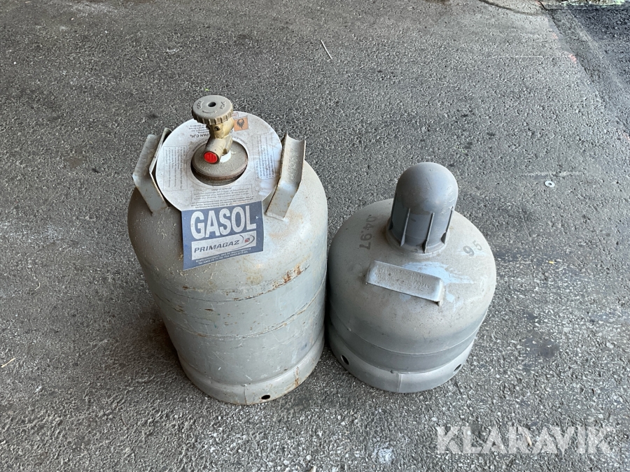 Gasflaskor 2 st