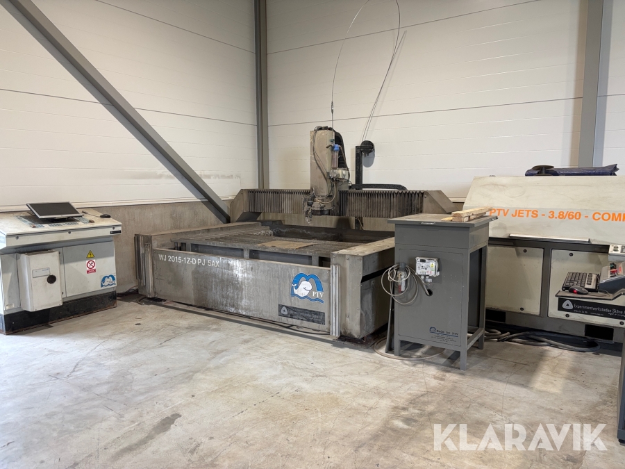 Vattenskärmaskin PTV WJ 2015-1Z-D-PJ-5AX