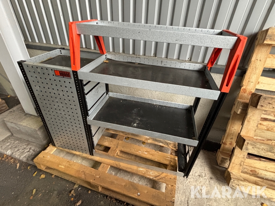 Inredning till skåpbil Work System