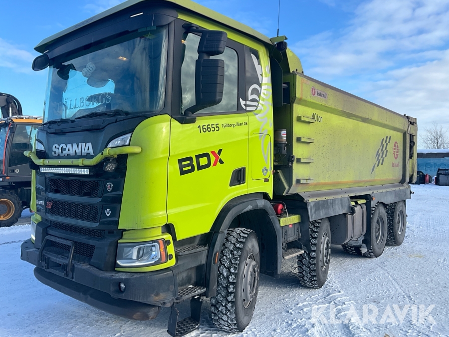 Bergbil Scania R650 XT, Kiruna, Klaravik auktioner