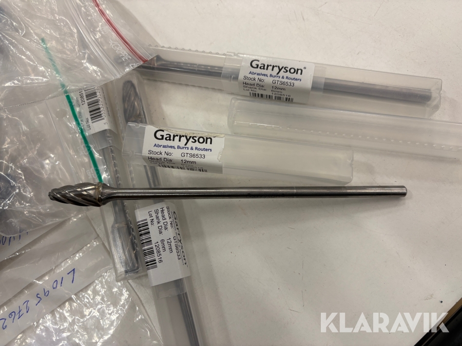 Roterande hårdmetall filar 3 och 6mm skaft