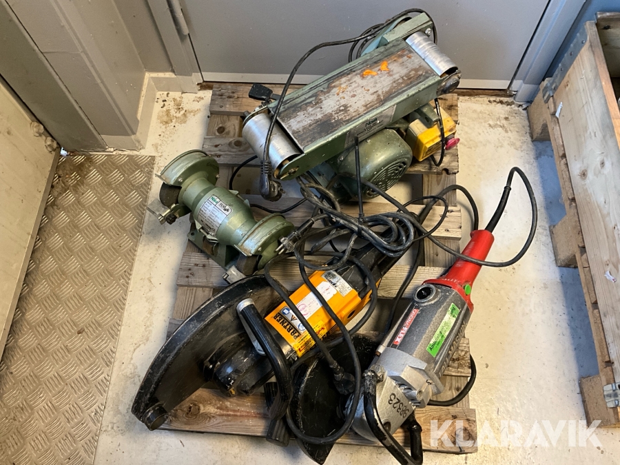 Diverse verkstadsmaskiner 4st