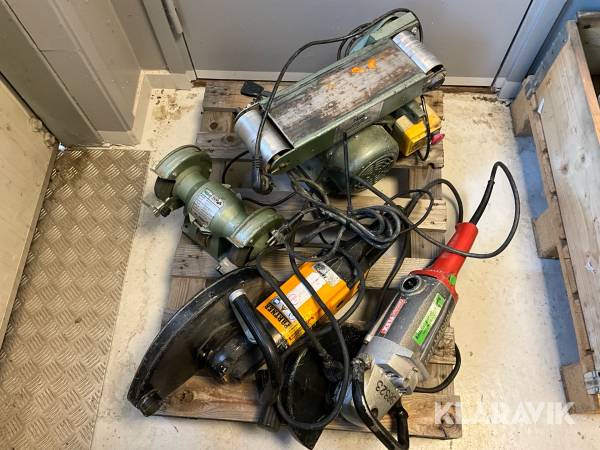 Diverse verkstadsmaskiner 4st