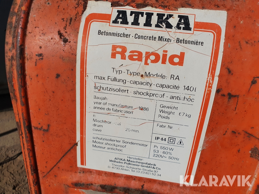 Cinghia Trapezoidale Poly-V Adatta Per Betoniera ATIKA Profi 145 - Foto 13