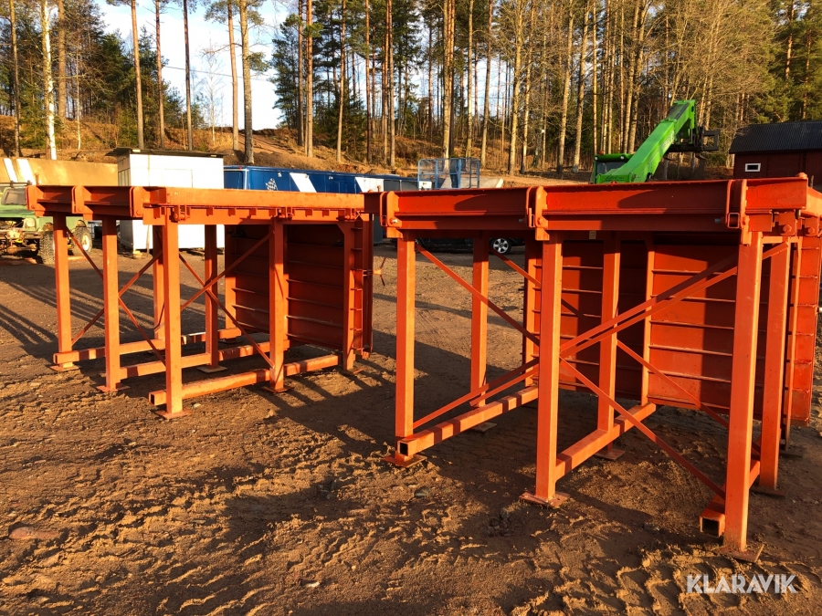 Gjutformar för L-stöd 2st