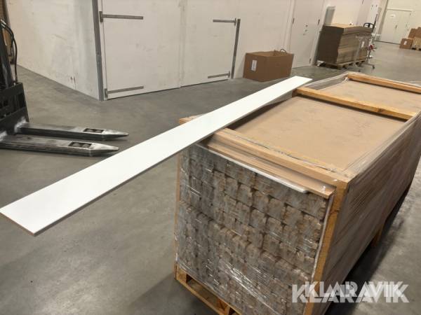 Täckbräda vit 12x145x2400mm 25st