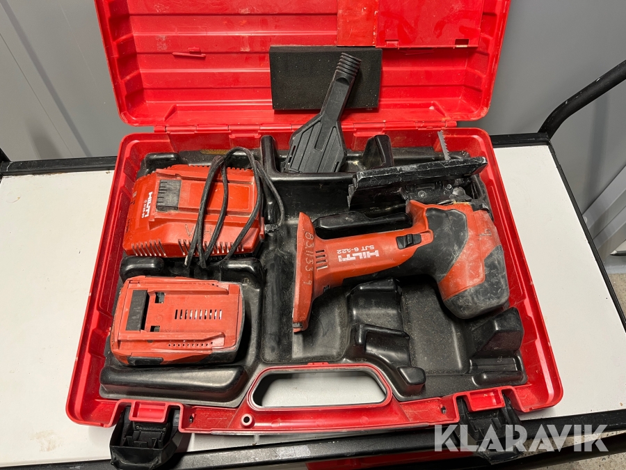 Sticksåg Hilti SJT 6-A22 med batteri och laddare
