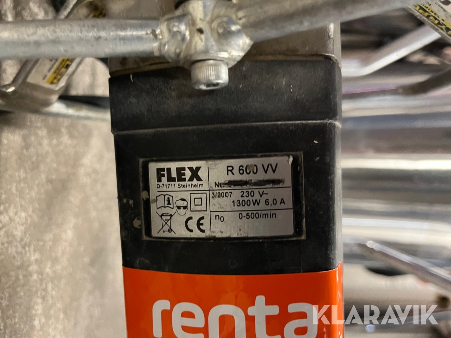 Omrörare Flex R600 VV, Nacka, Klaravik auktioner