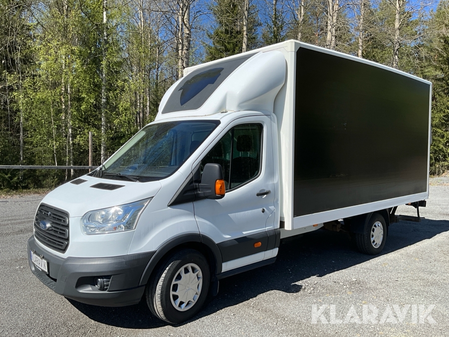 Lätt lastbil Ford Transit 350 med bakgavellyft
