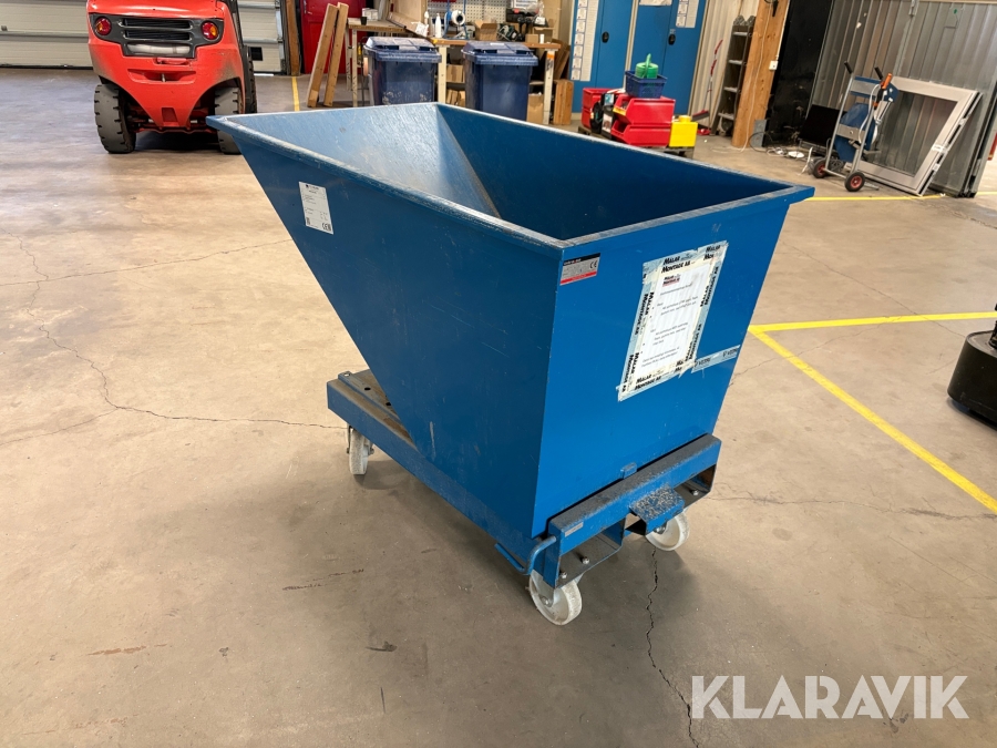 Tippcontainer på hjul Intra