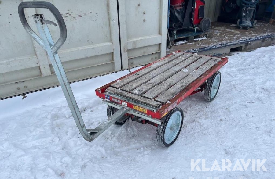 Byggvagn med fyrhjulsstyrning Starke Arvid 18400