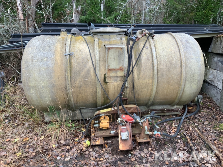 Glasfibertank 2kubik