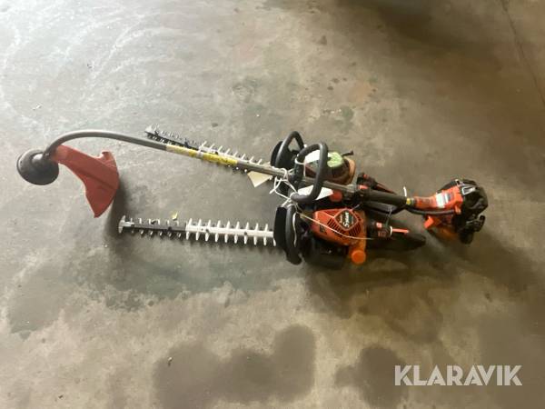 Häcksaxar och trimmer