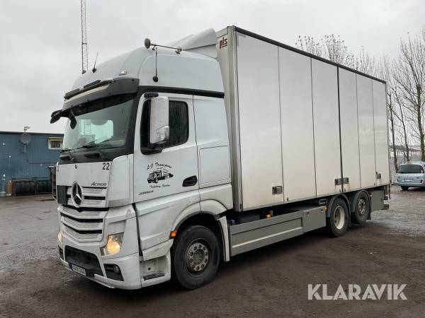 Lastbil Mercedes Actros 2553 6x2*4 förberett för dubbla lastplan