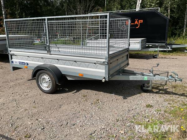 Personbilssläp Lorries PU75 2613 med 700 mm grindar