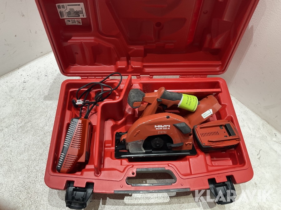 Cirkelsåg batteri Hilti SCM 22-A
