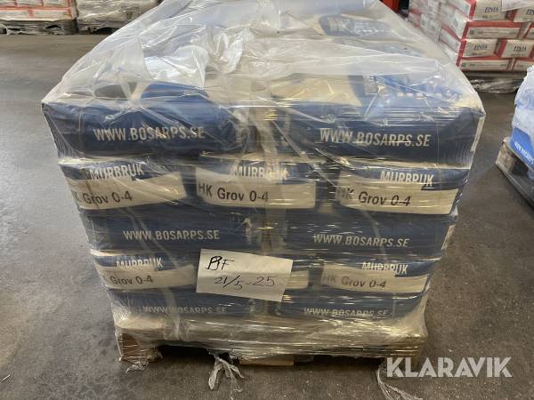 Kalkbruk Bösarps Grov 0-4 m 63 st