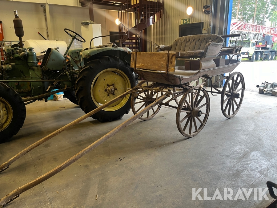 Fyrhjulsvagn till häst