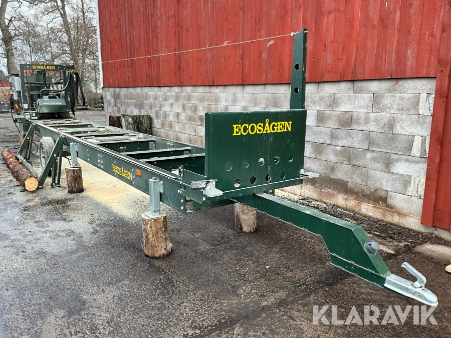 Sågverk Ecosågen med kantverk och ecoställare