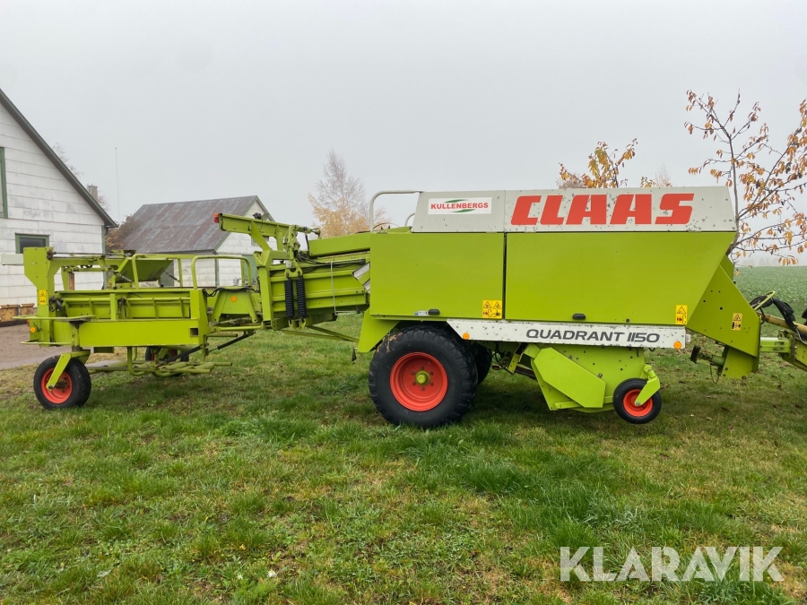 Balpress med balstaplare Claas Quadrant 1150 