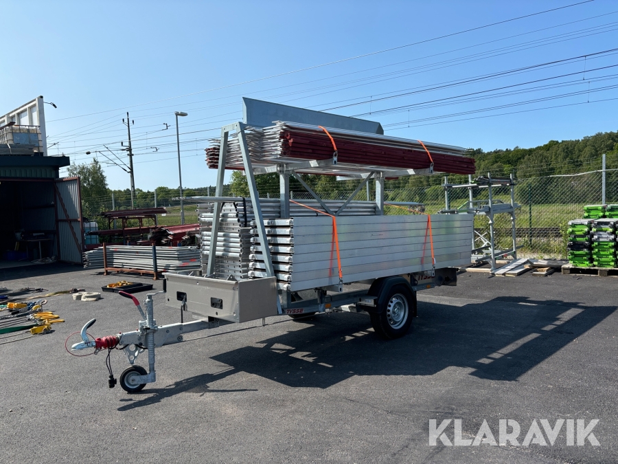 Släp med ramställning aluminium (Alulock) Tysse