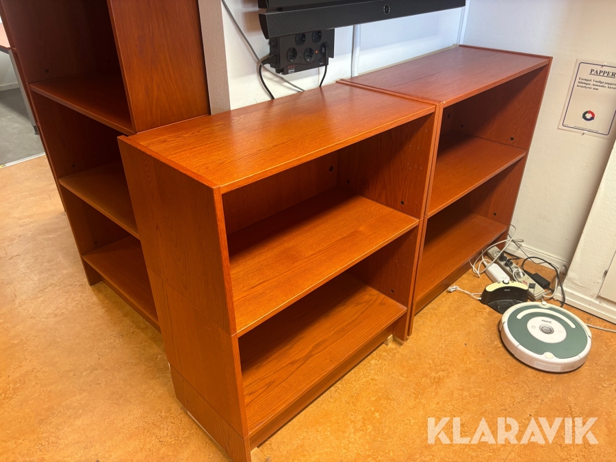 Bokhylla, lådhurts 2 + 1 IKEA körsbärsfanér