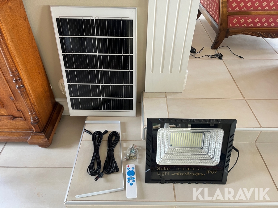 Strålkastare med solcell Solar Light