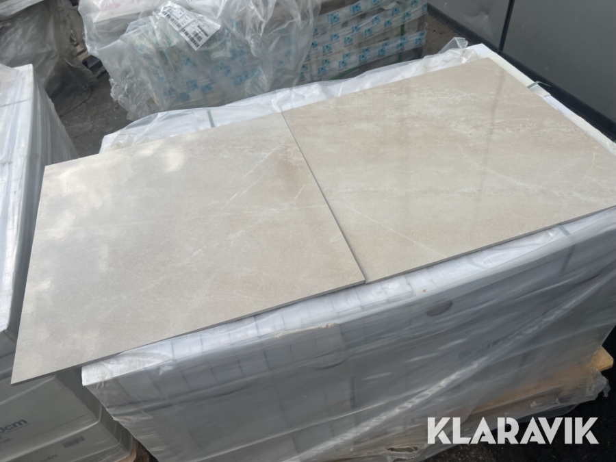 Granitkeramik 60x60, 50 kvm