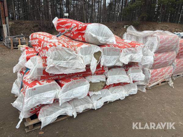 Isolering Rockwool Stålregelskiva 37 195mm - Totalt 42 förpackningar