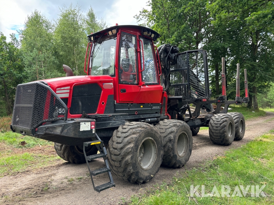 Skotare Komatsu 855.2 med band, 2 gripar och papphållare