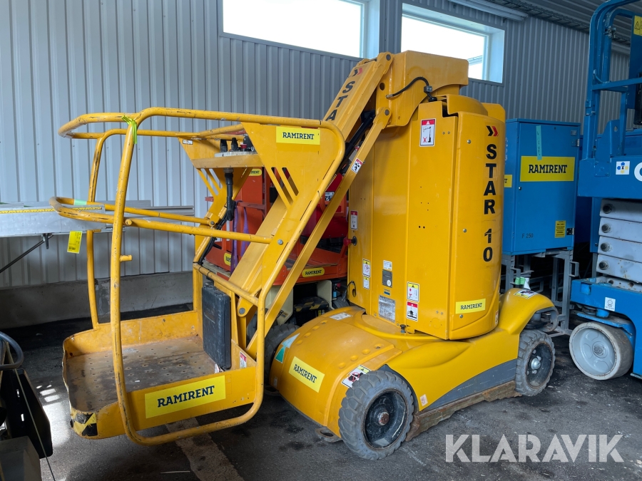 Pelarlift Haulotte Star 10 batteridriven