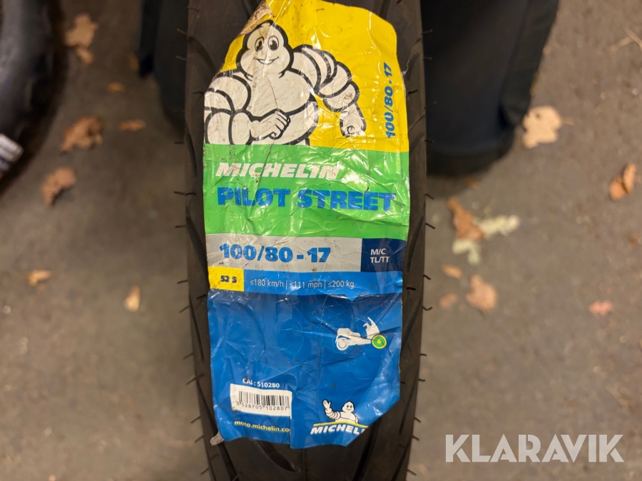 MC framdäck Michelin Pilote Steet 100/80-17 1 st