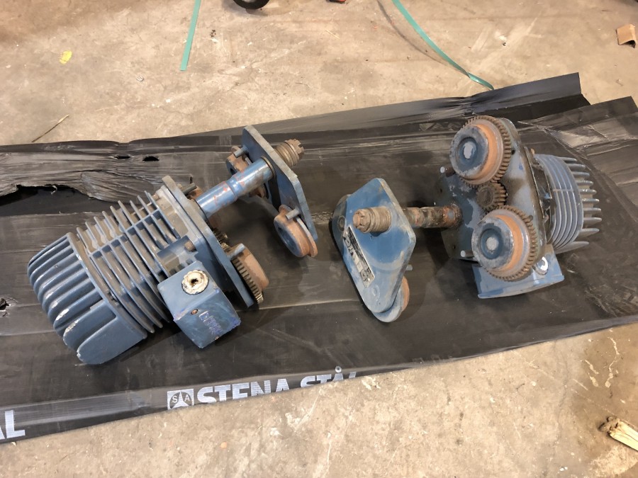 2 x Eldriven vagn till telfer Demag