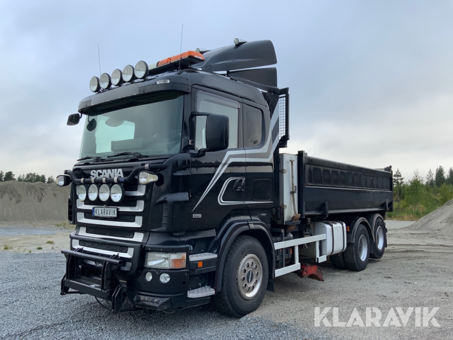 Lastbil Scania R500 plogutrustad