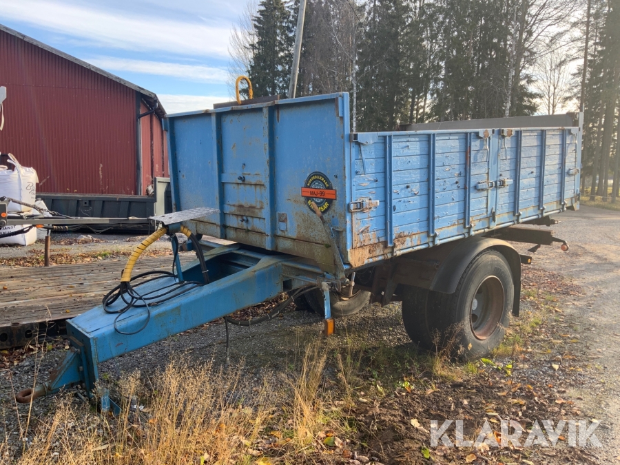 Släpkärra Ilsbo Industrier TI-1K med 3-vägstipp