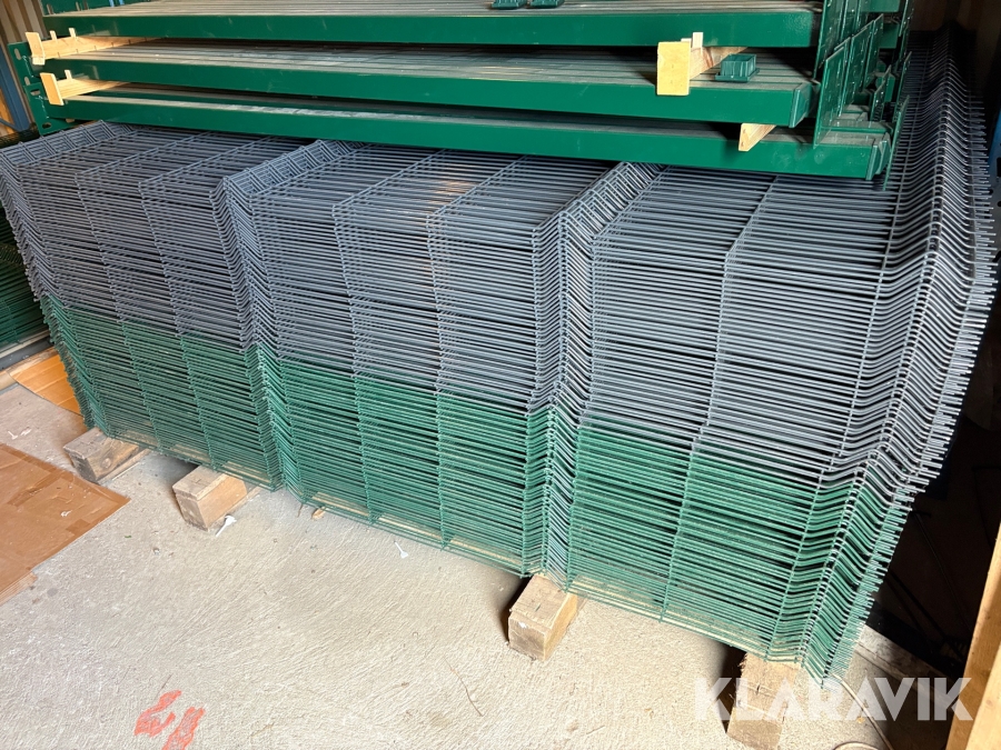 Staketpaneler med stolpar - 40st i grå färg