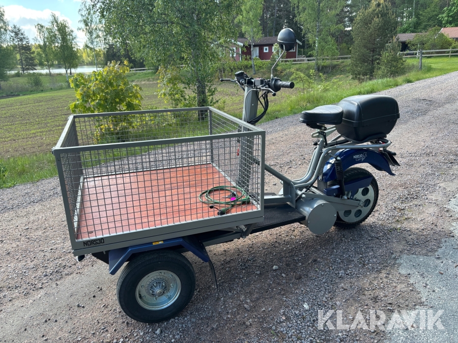 Flakmoped Norsjö Carrier Electric