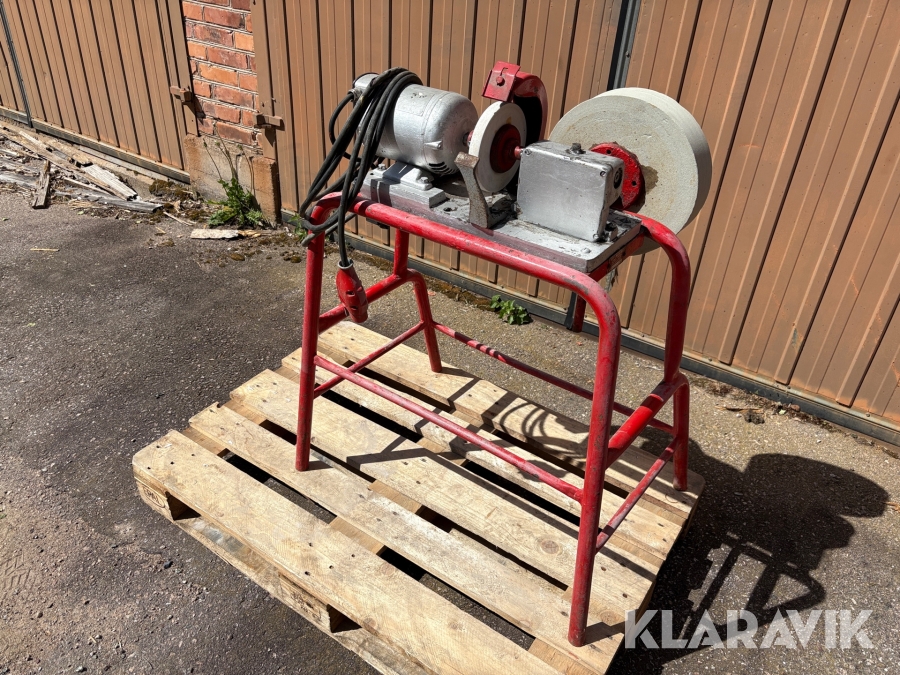 Slipsten med smärgelskiva KPP Maskiner