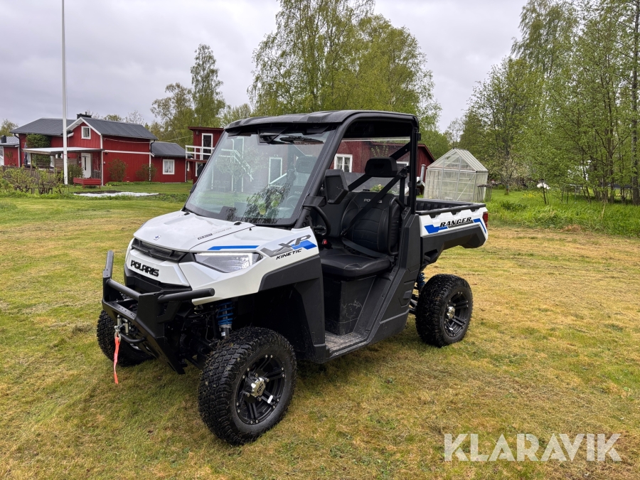 UTV Polaris Ranger XP Kinetic 29.8kW litium Ion med 2 uppsättningar däck