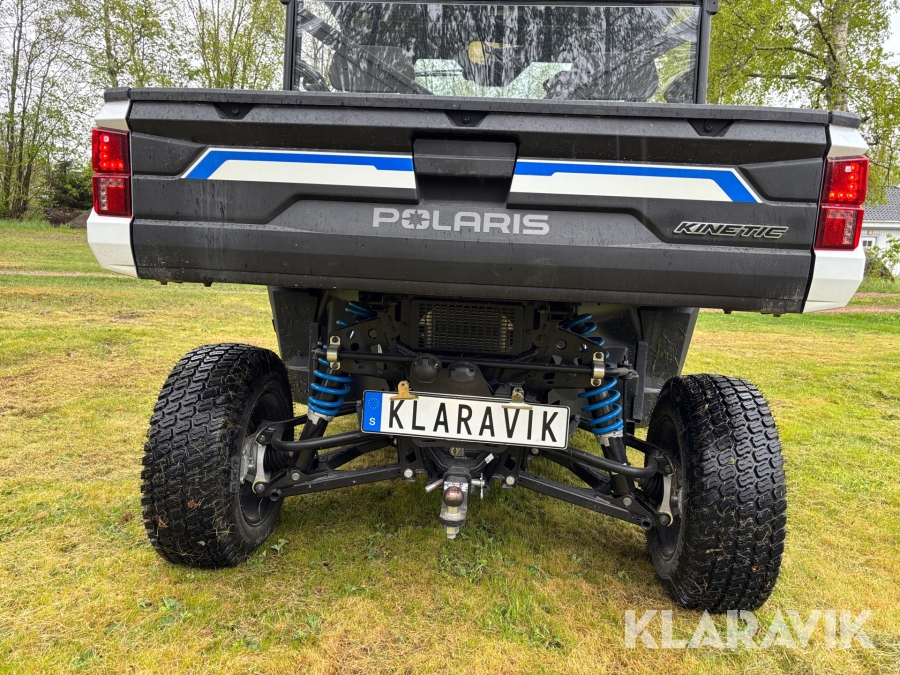 UTV Polaris Ranger XP Kinetic 29.8kW litium Ion med 2 uppsättningar däck