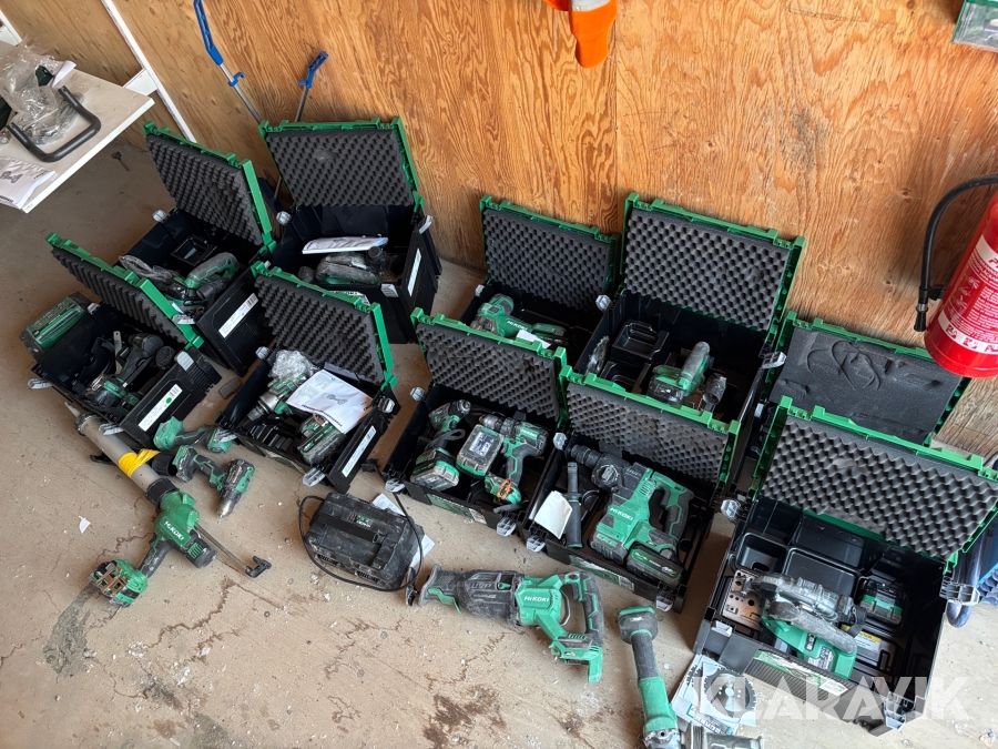 Diverse handverktyg Hikoki 18 st