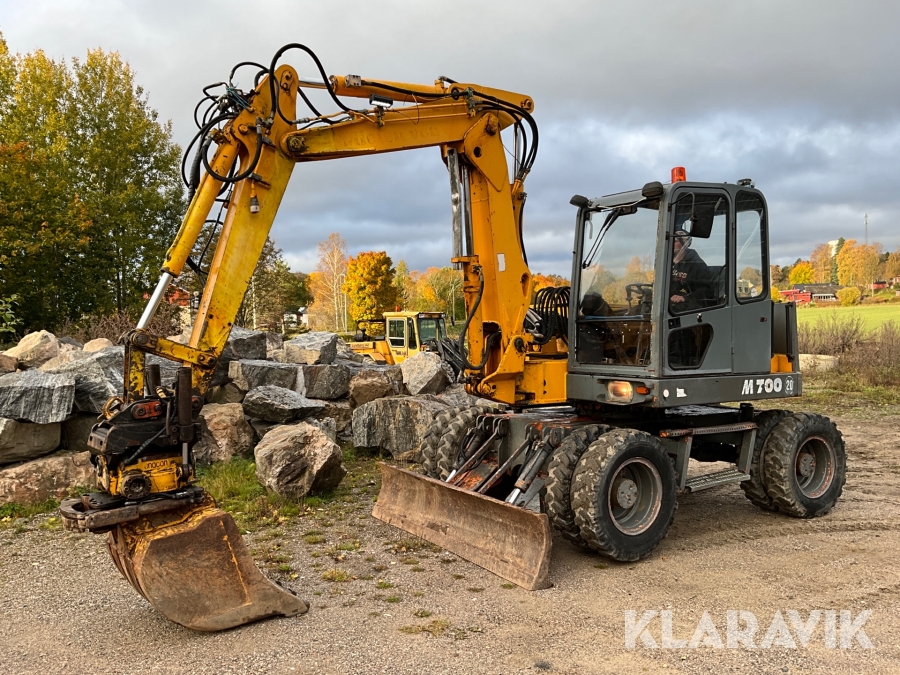Grävmaskin Weimar M700, Eskilstuna, Klaravik auktioner