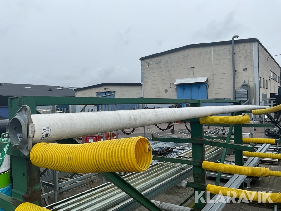 Flaggstång 10 m med fundament