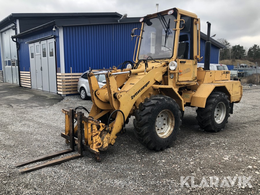 Lastmaskin Zettelmeyer ZL 801 med redskap