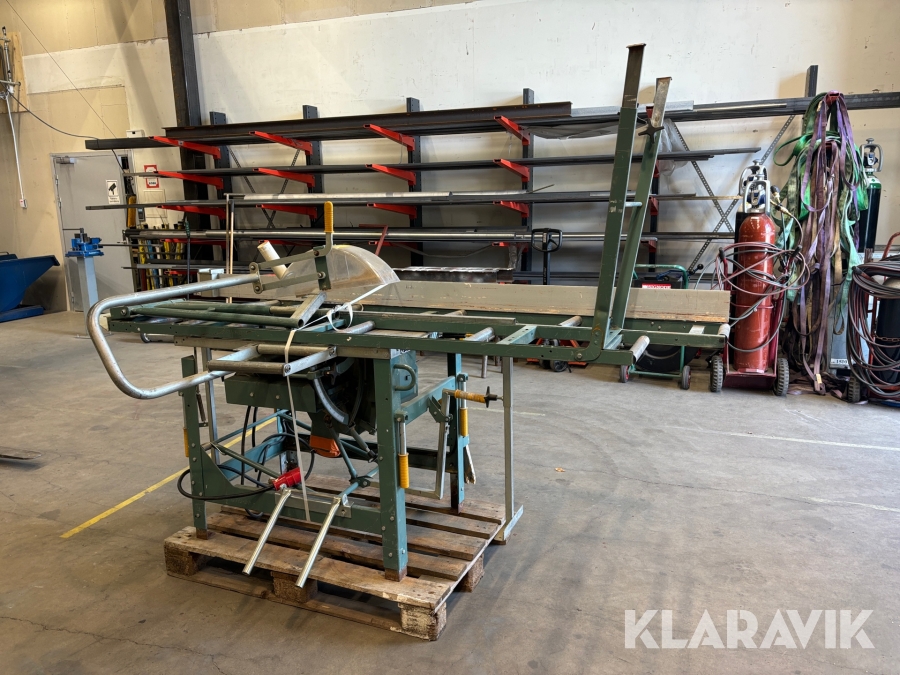 Byggsåg Ernex 1603 med rullbanor